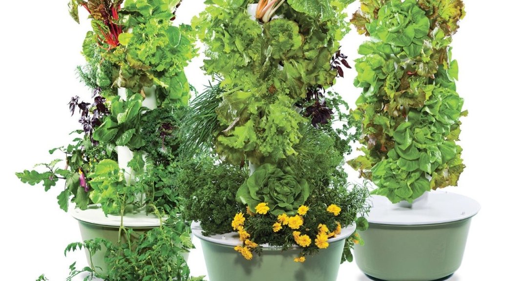 Garden Tower Family of three towers hydroponic aeroponic gardening